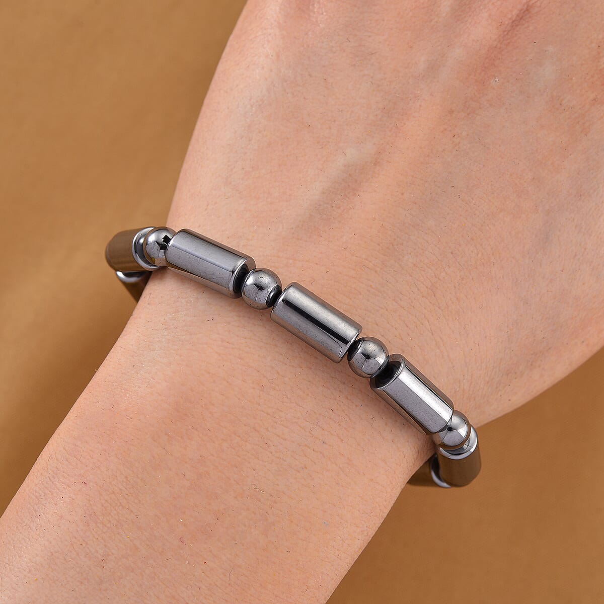 Doorbuster Terahertz 100.00 ctw Fancy and Beaded Stretch Bracelet image number 2