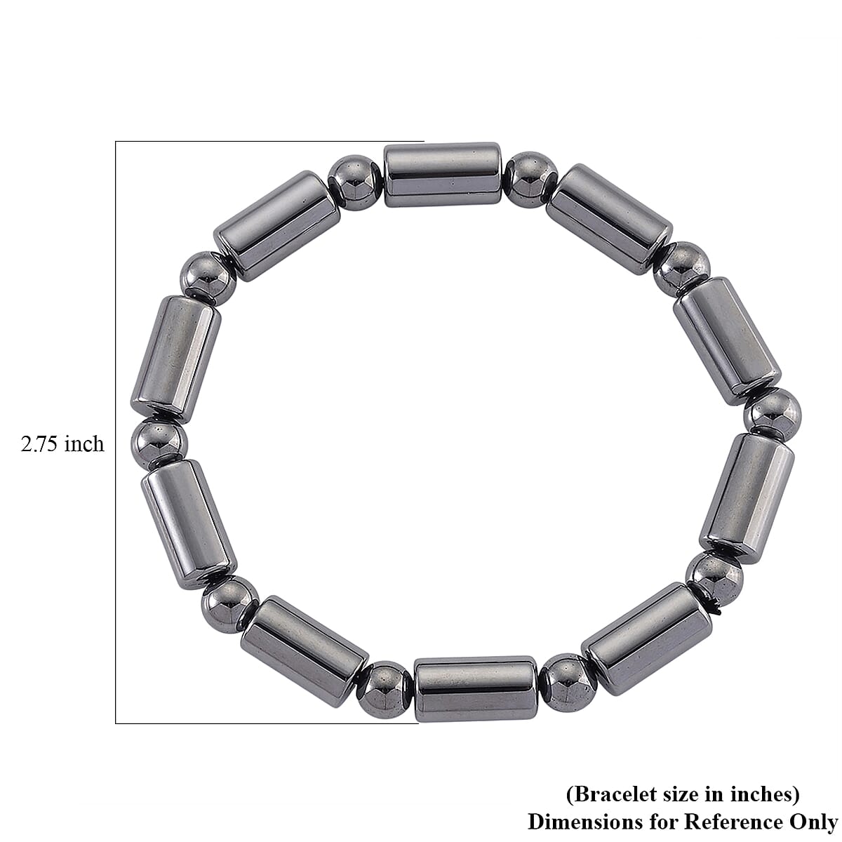 Doorbuster Terahertz 100.00 ctw Fancy and Beaded Stretch Bracelet image number 3