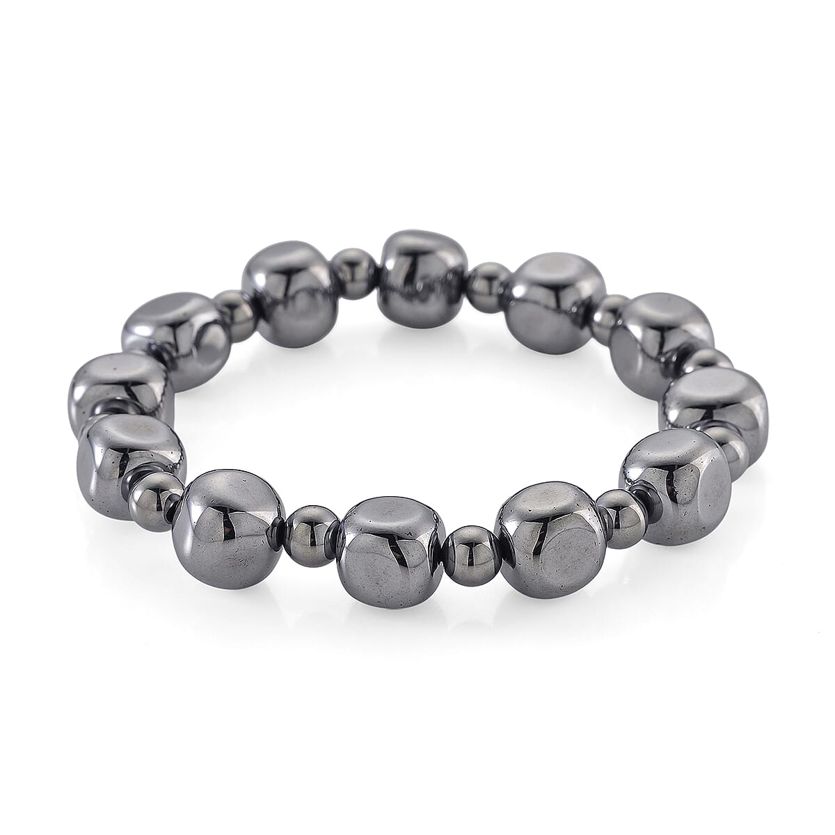 Terahertz 130.00 ctw Cushion and Beaded Stretch Bracelet image number 0