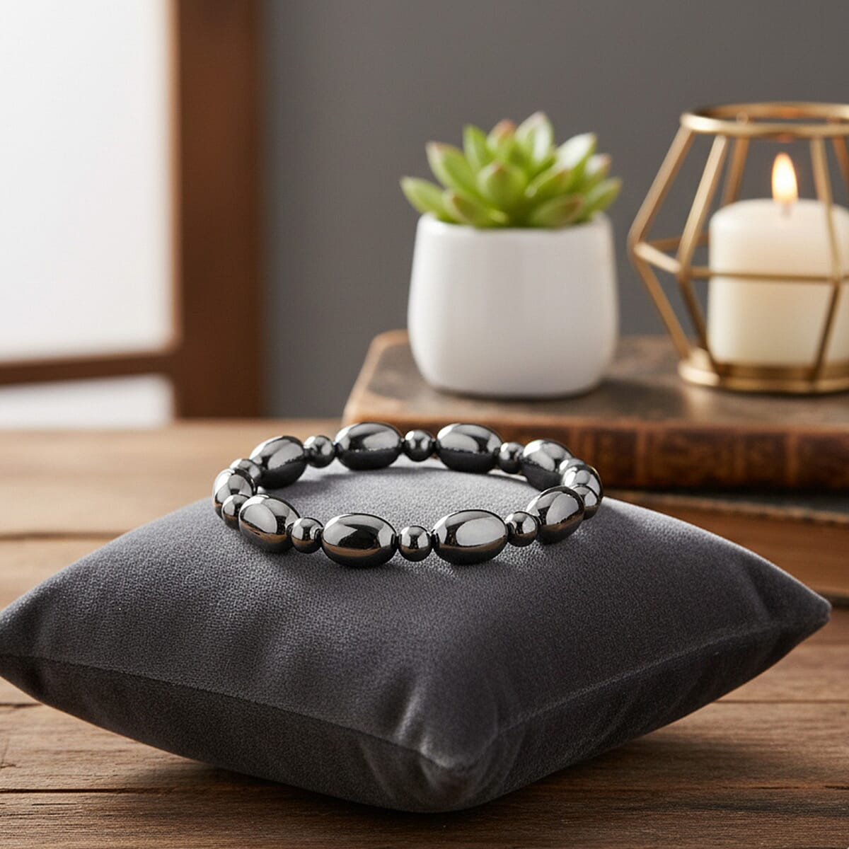 Terahertz 80.00 ctw Fancy and Beaded Stretch Bracelet image number 1