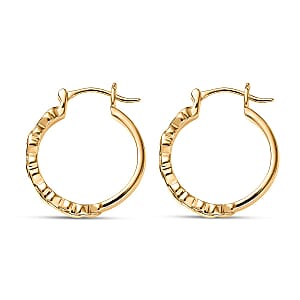 EverTrue Bronzella Collection Helix Hoop Earrings in 18K YG Plated Bronze