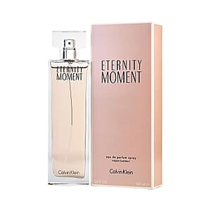 Calvin Klein Eau De Parfum Spray - Eternity Moment 3.3oz (100 Ml) (W)