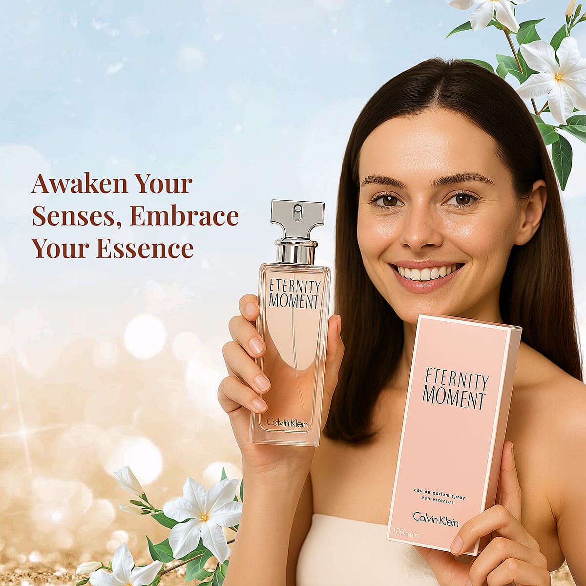 Calvin Klein Eau De Parfum Spray - Eternity Moment 3.3oz (100 Ml) (W) image number 1