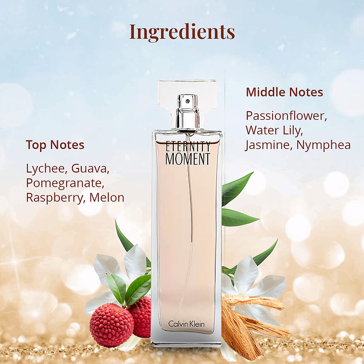 Calvin Klein Eau De Parfum Spray - Eternity Moment 3.3oz (100 Ml) (W) image number 3