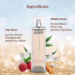 Calvin Klein Eau De Parfum Spray - Eternity Moment 3.3oz (100 Ml) (W)