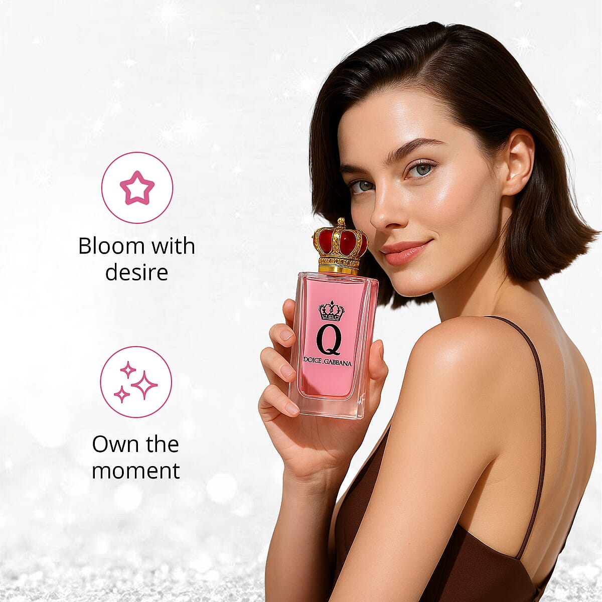 Dolce & Gabbana Queen 2pc Eau De Parfum Spary 3.3oz and 0.33oz image number 1
