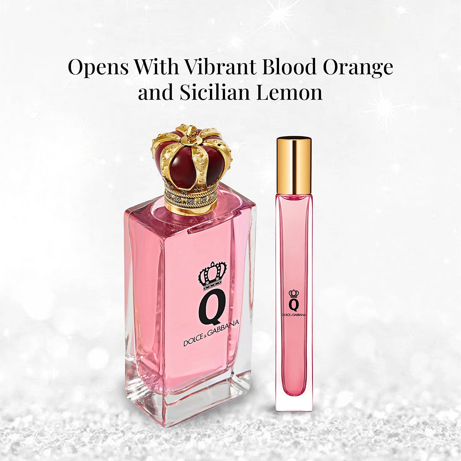 Dolce & Gabbana Queen 2pc Eau De Parfum Spary 3.3oz and 0.33oz
