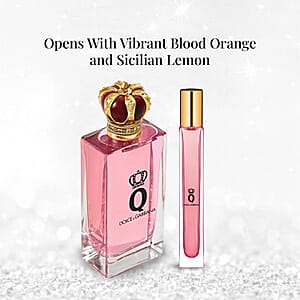 Dolce & Gabbana Queen 2pc Eau De Parfum Spary 3.3oz and 0.33oz