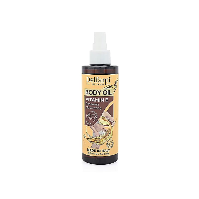 Valentine Special Deal Delfanti Milano Gold and Burgandy Body Oil with Vitamin e 6.7oz