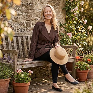 Tamsy Chocolate Ready Stock Jacket - Small