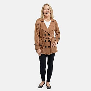 Tamsy Light Brown Ready Stock Jacket - Medium