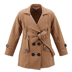 Tamsy Light Brown Ready Stock Jacket - XLarge