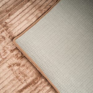 Supreme Living Taupe Memory Foam Rug (4x6 ft)