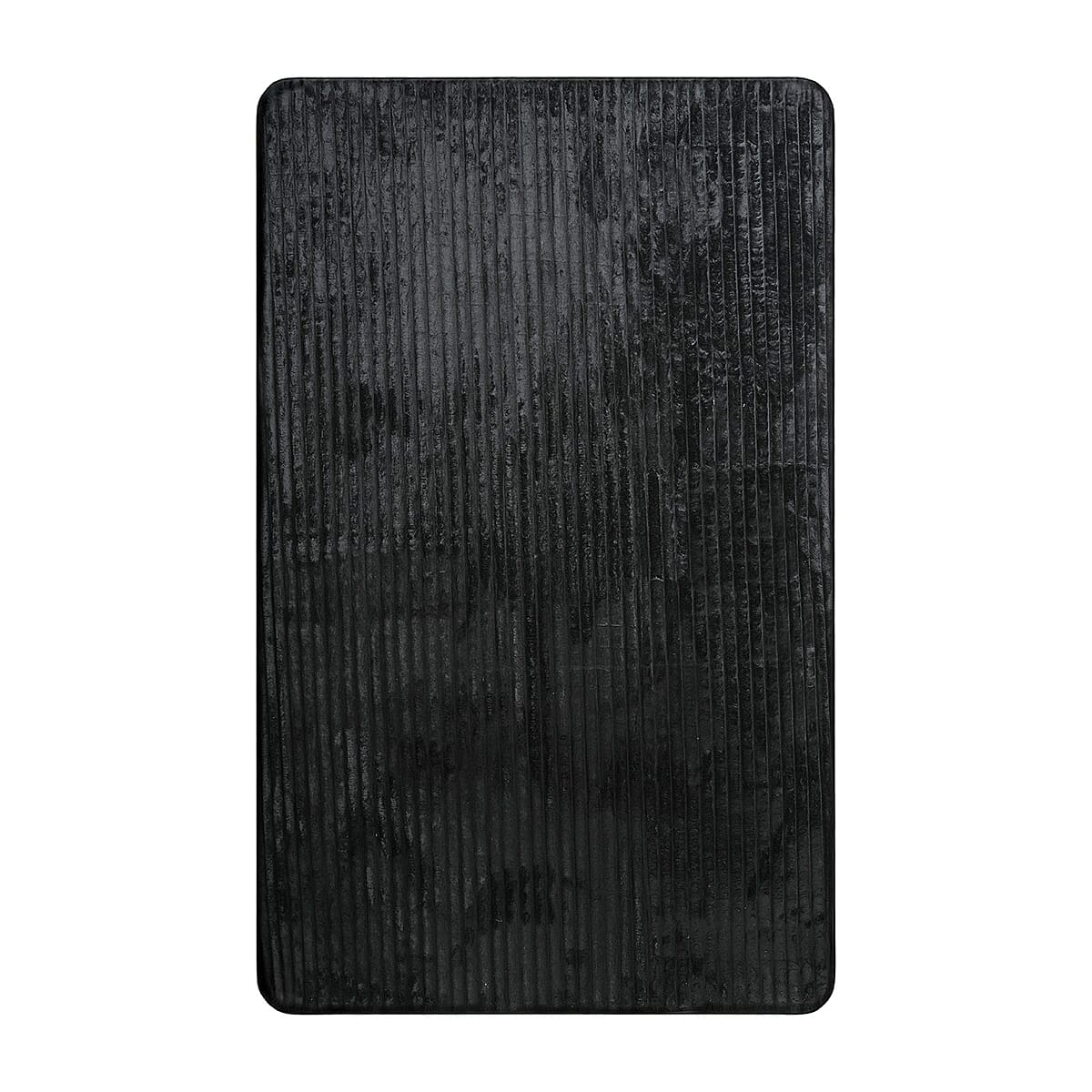 Supreme Living Black Memory Foam Rug (4x6 ft) image number 1