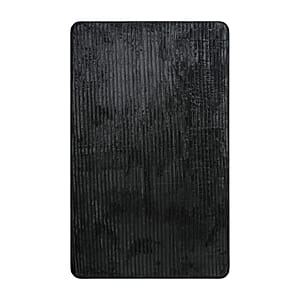 Supreme Living Black Memory Foam Rug (4x6 ft)