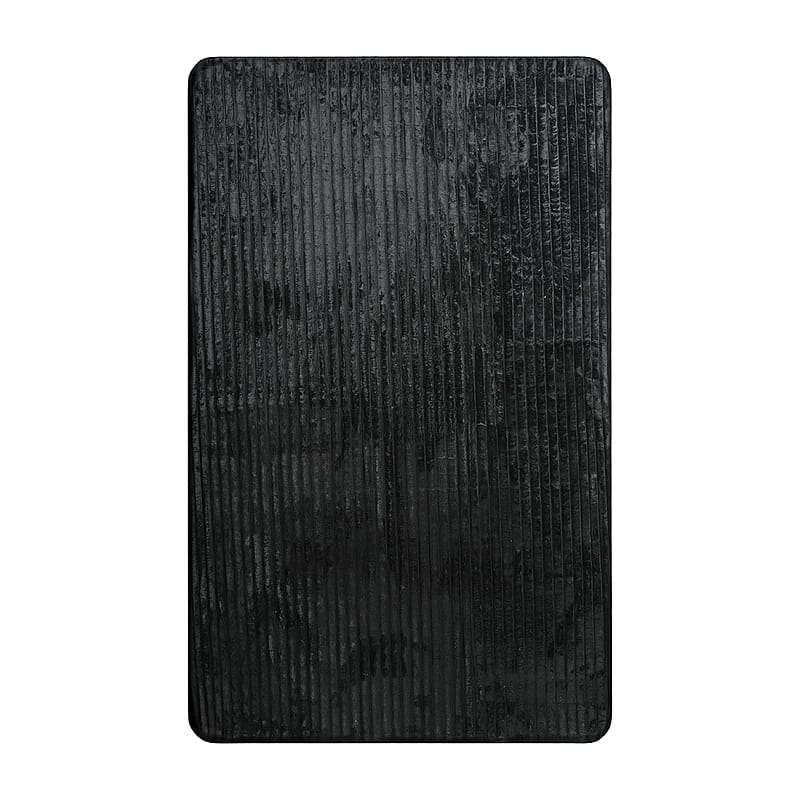 Supreme Living Black Memory Foam Rug (4x6 ft)