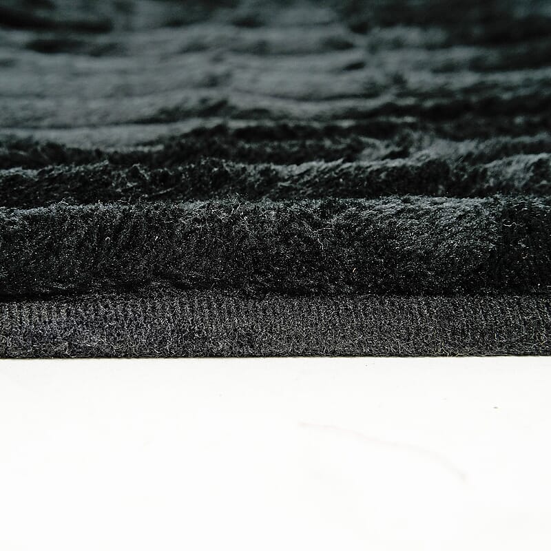 Supreme Living Black Memory Foam Rug (4x6 ft)
