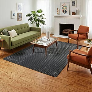 Supreme Living Charcoal Memory Foam Rug (4x6 ft)