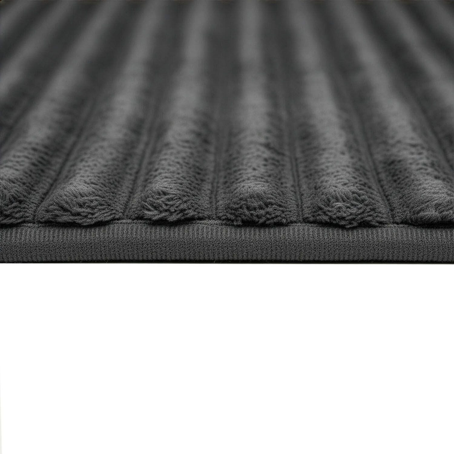 Supreme Living Charcoal Memory Foam Rug (4x6 ft)