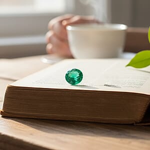 Fujimori Collection Certified & Appraised AAAA Gemfield Emerald (Rnd Free Size) 1.00 ctw