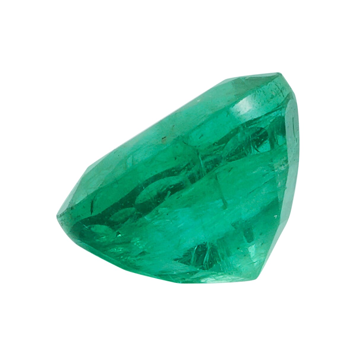 Fujimori Collection Certified & Appraised AAAA Gemfield Emerald (Rnd Free Size) 1.00 ctw image number 2
