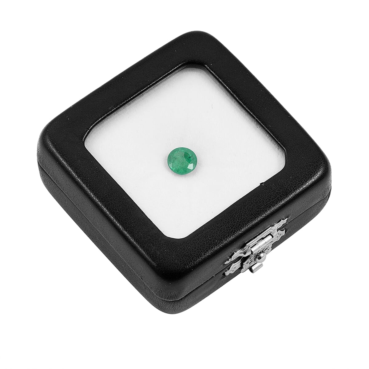 Fujimori Collection Certified & Appraised AAAA Gemfield Emerald (Rnd Free Size) 1.00 ctw image number 4