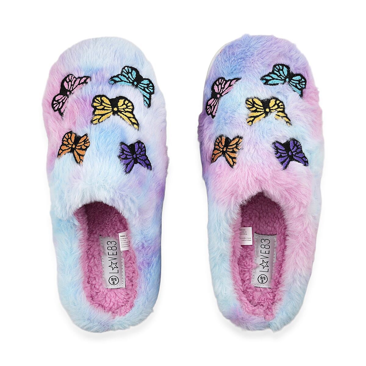 Love 83 Multicolor Butterfly House Slipper L image number 0