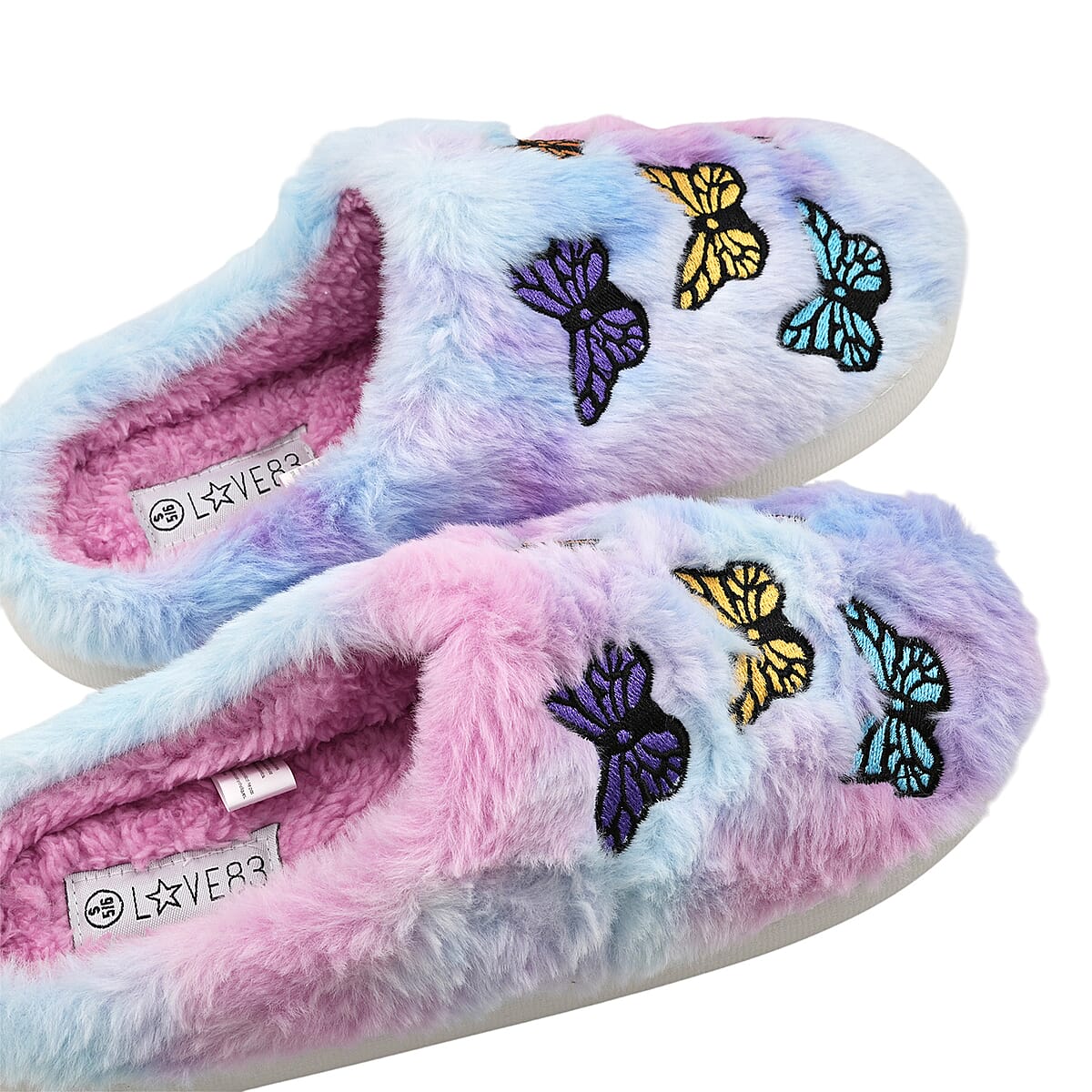 Love 83 Multicolor Butterfly House Slipper M image number 4