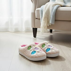 Love 83 Tan Mushroom House Slipper M