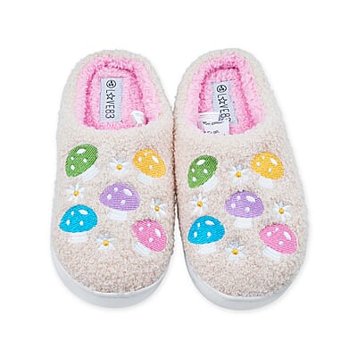 Love 83 Tan Mushroom House Slipper M