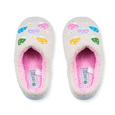 Love 83 Tan Mushroom House Slipper M