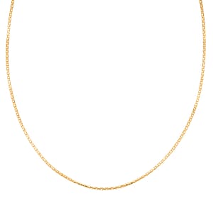 1.5mm Fancy Luca Necklace in 10K Yellow Gold 4.1 Grams 22 Inches