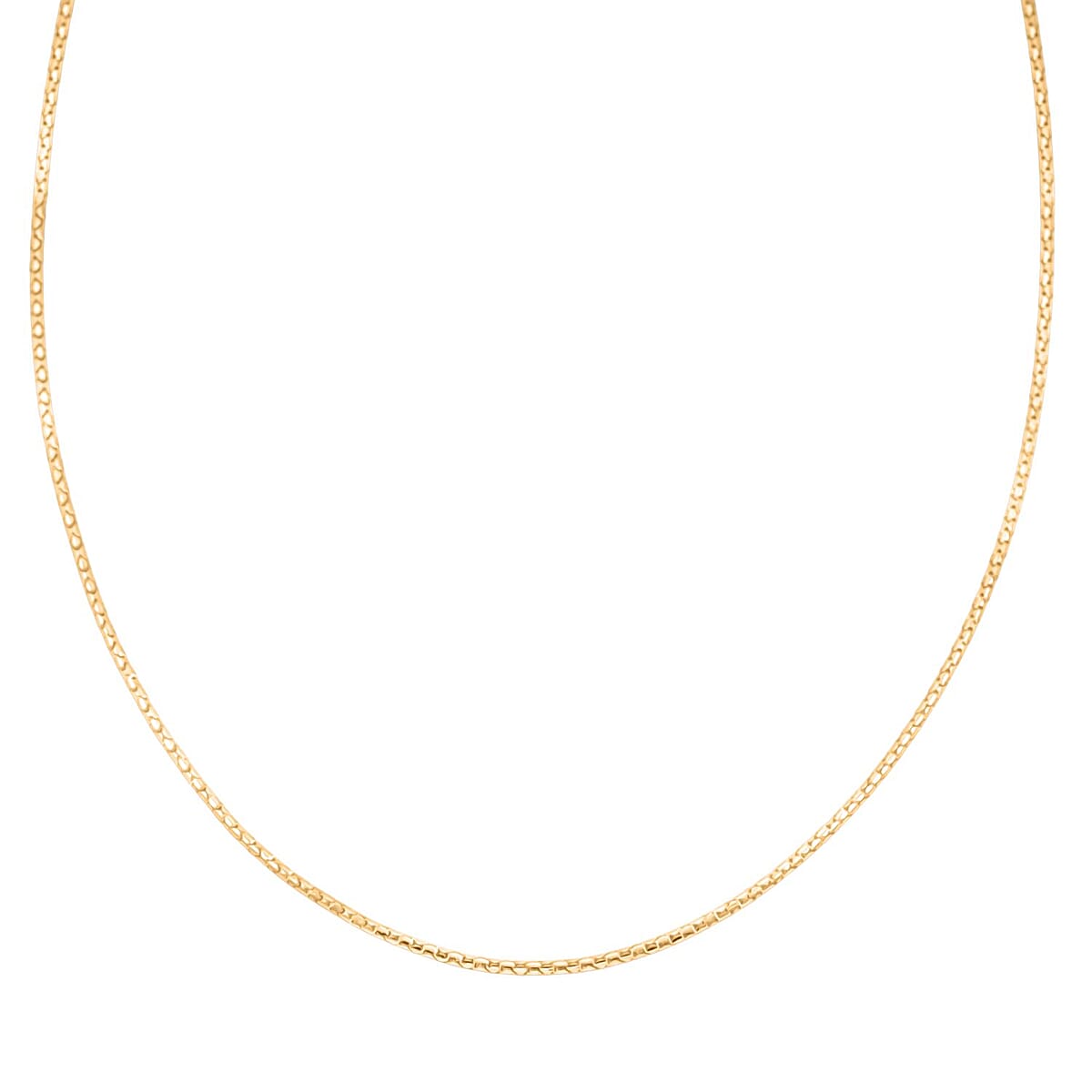 1.5mm Fancy Luca Necklace in 10K Yellow Gold 4.4 Grams 24 Inches image number 2