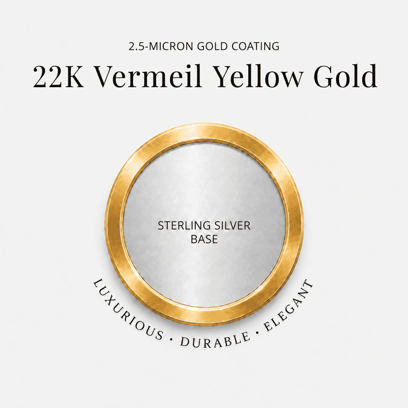 Bali Legacy Luxuriant Lab Grown Diamond Byzantine Ring in 22K Vermeil YG Over Sterling Silver 1.00 ctw (Size 7.0)