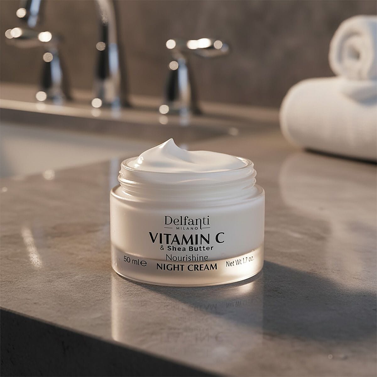 Delfanti Milano Vitamin C & Shea Butter 1.7oz Night Cream image number 1