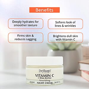 Delfanti Milano Vitamin C & Shea Butter 1.7oz Night Cream