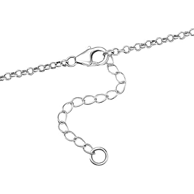 D'Joy Artisan Crafted White Buffalo, Tahoe Nevada Turquoise Necklace in Oxidised Sterling Silver 21.90 ctw (18-20 Inches)