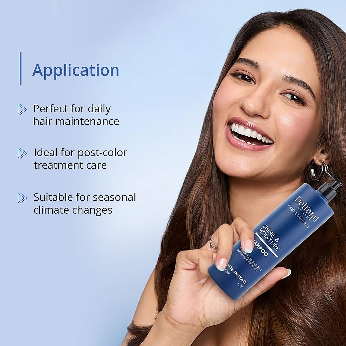 Closeout Delfanti Milano Shine & Moisture Shampoo 33oz image number 3