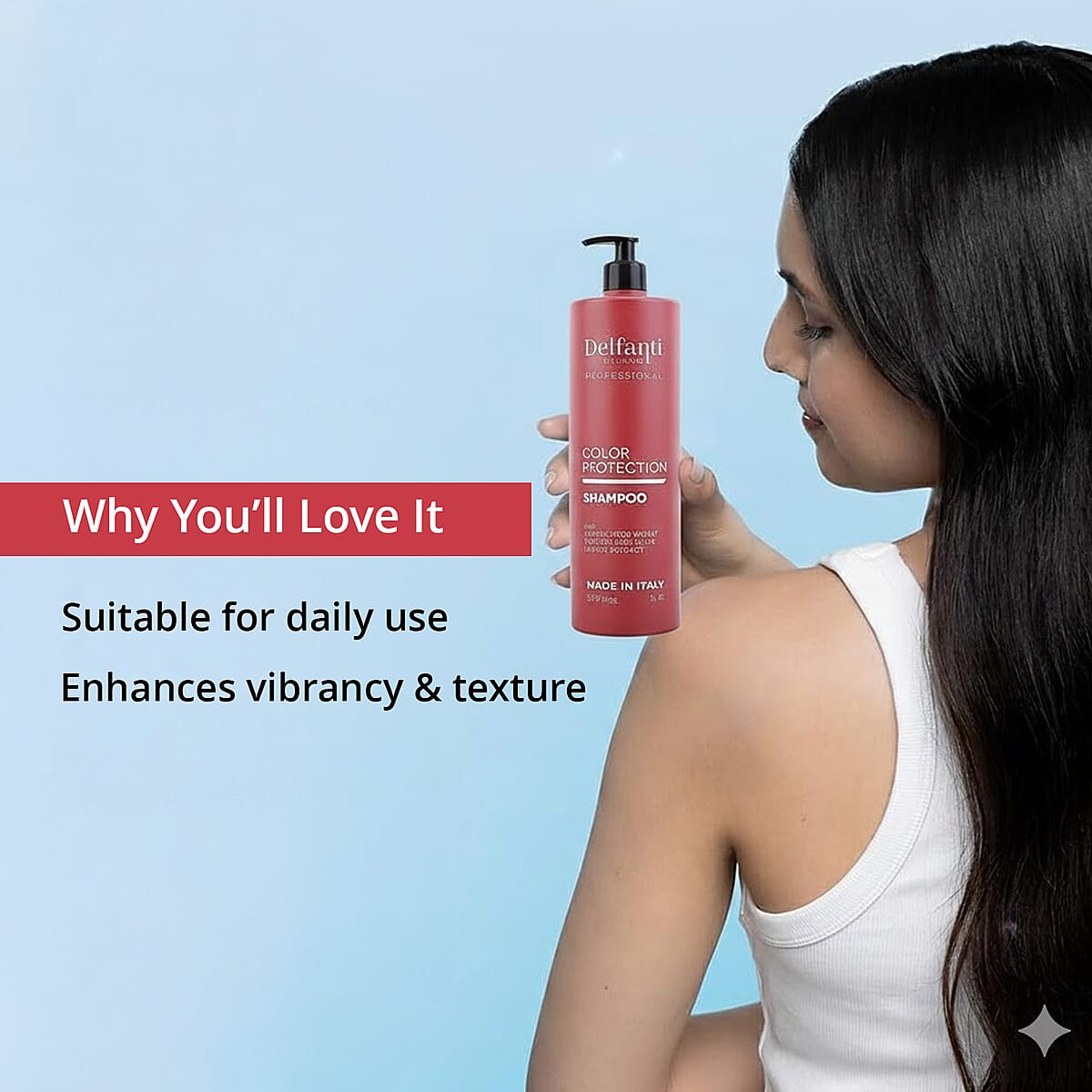 Closeout Delfanti Milano Color Protection Shampoo 33oz image number 5