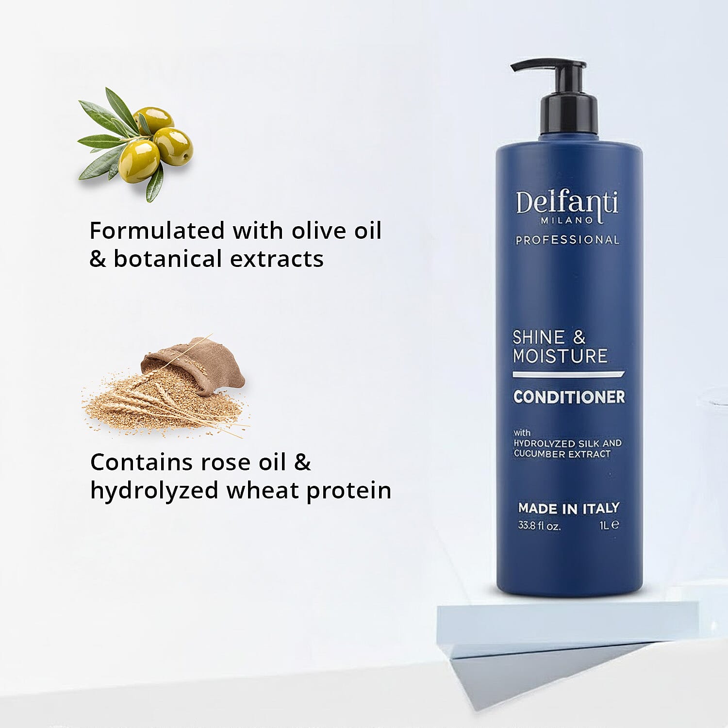 Closeout Delfanti Milano Shine & Moisture Conditioner 33oz