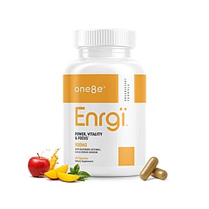 TLV One8e Enrgi Power, Vitality & Focus Supplement (60 Capsules) Made in US