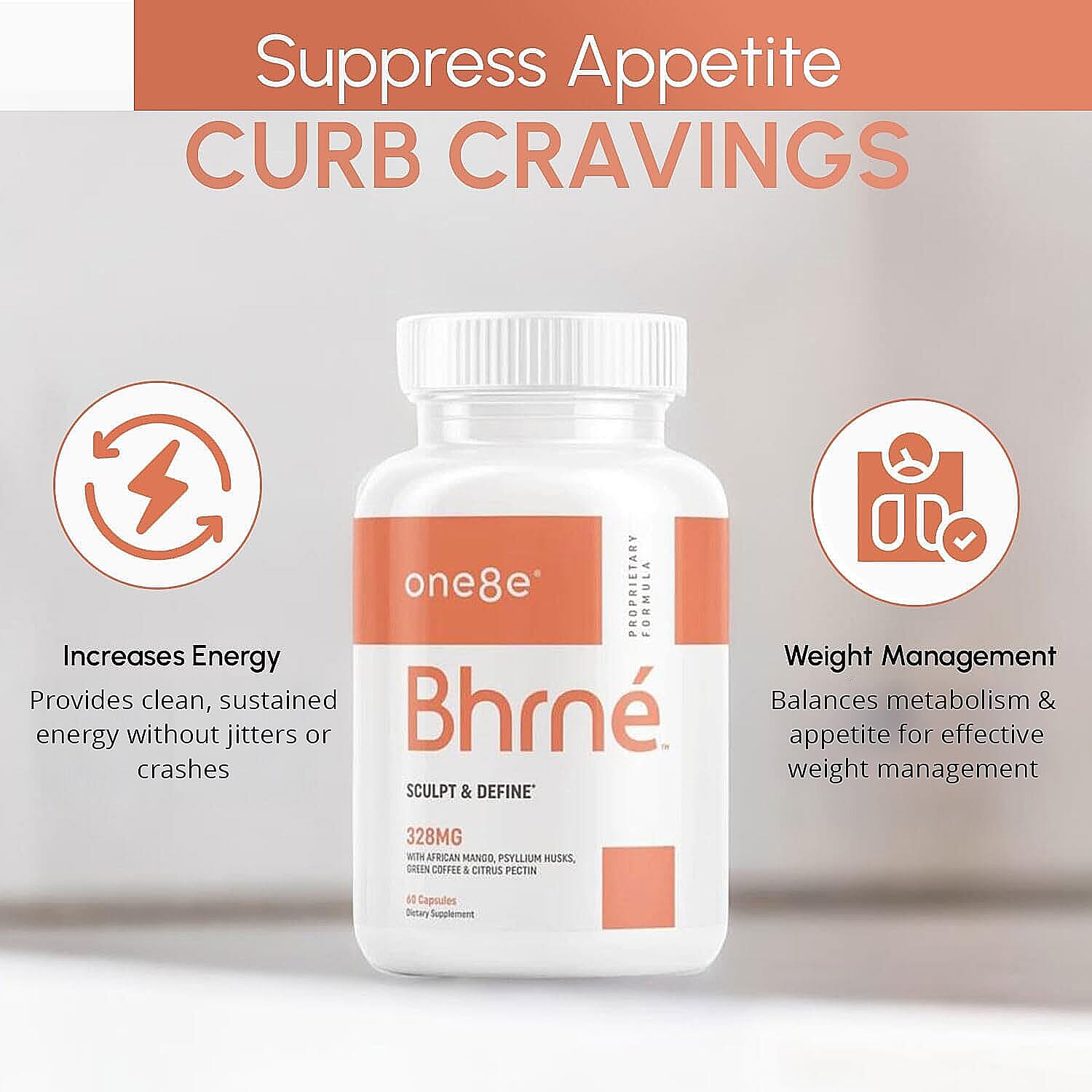 One8e Bhrne Sculpt & Define Supplement (60 Capsules) Made in US
