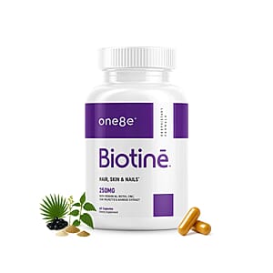 One8e Biotine Hair, Nails & Skin Supplement (60 Capsules) Made in US
