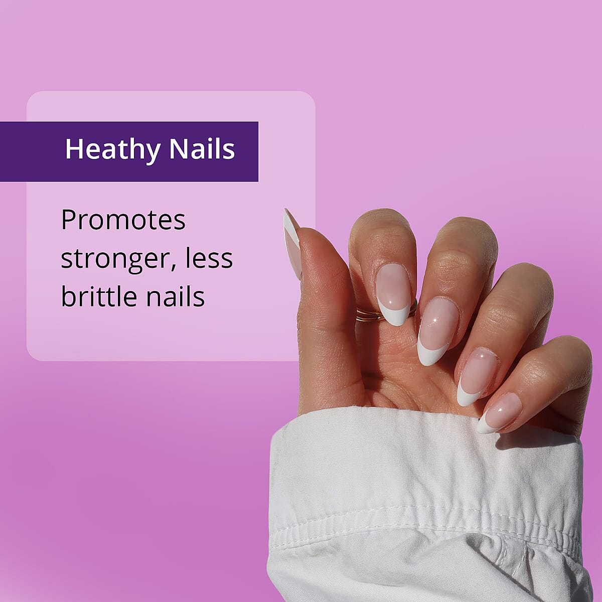 One8e Biotine Hair, Nails & Skin Supplement (60 Capsules) Made in US image number 2