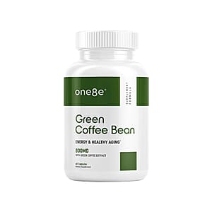 One8e Green Coffee Bean Energy & Healthy Aging Supplement (60 Capsules) Made in US