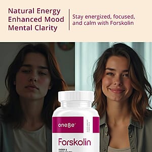 One8e Forsolin Energy & Stress Relief Supplement (60 Capsules) Made in US