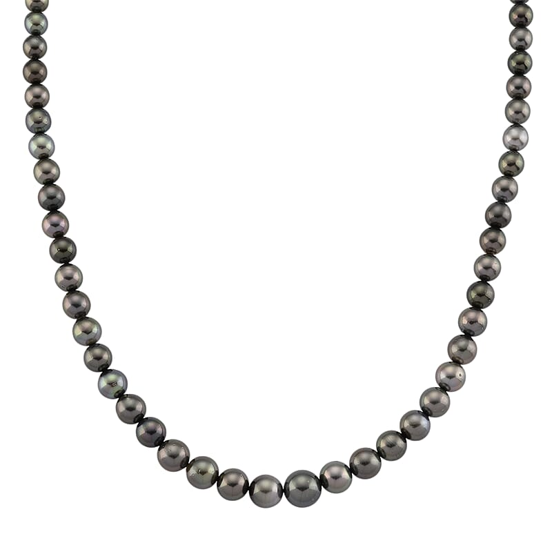 Luxoro Tahitian Pearl Necklace in 10K Yellow Gold 18-20 Inches