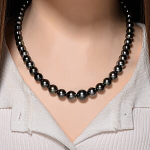 Luxoro Tahitian Pearl Necklace in 10K Yellow Gold 18-20 Inches (Del. in 18-20 Days)