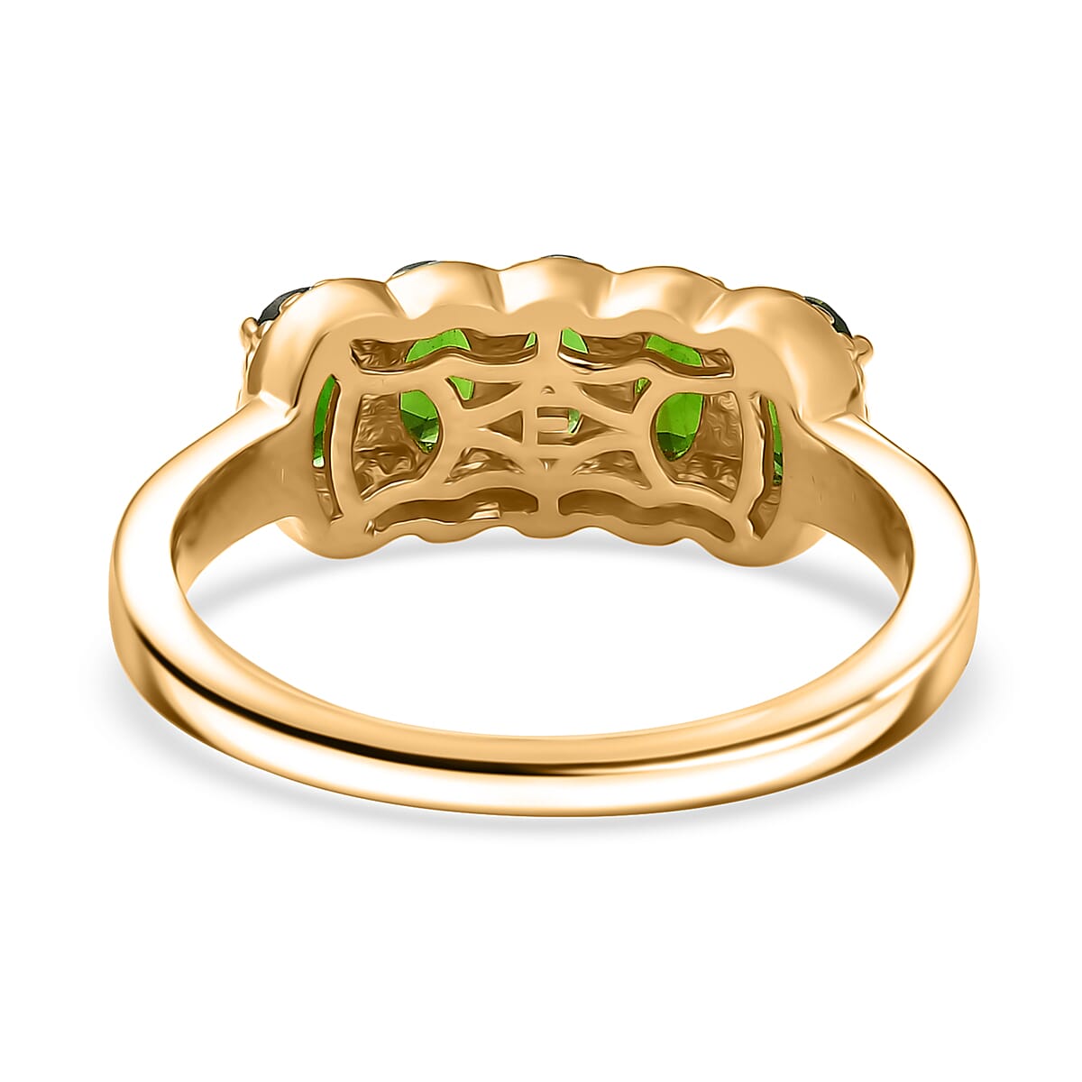 EverTrue Chrome Diopside Ring in 18K YG Plated 1.25 ctw (Size 8.0) image number 4