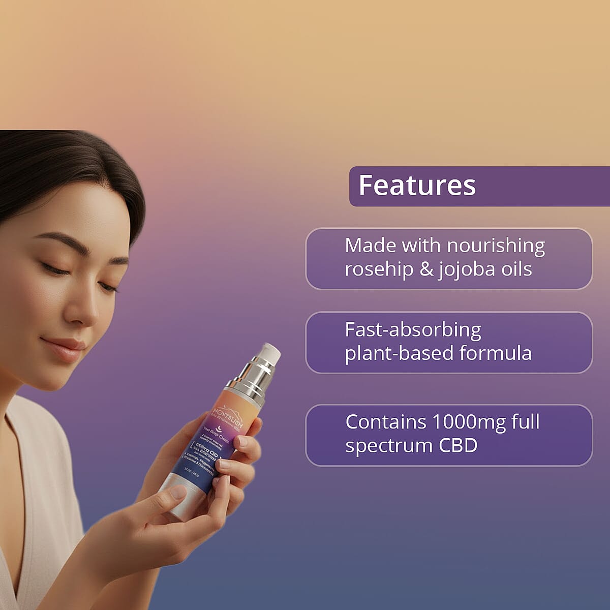 MontKush True Sleep 1000mg CBD Cream (1.7oz) image number 2